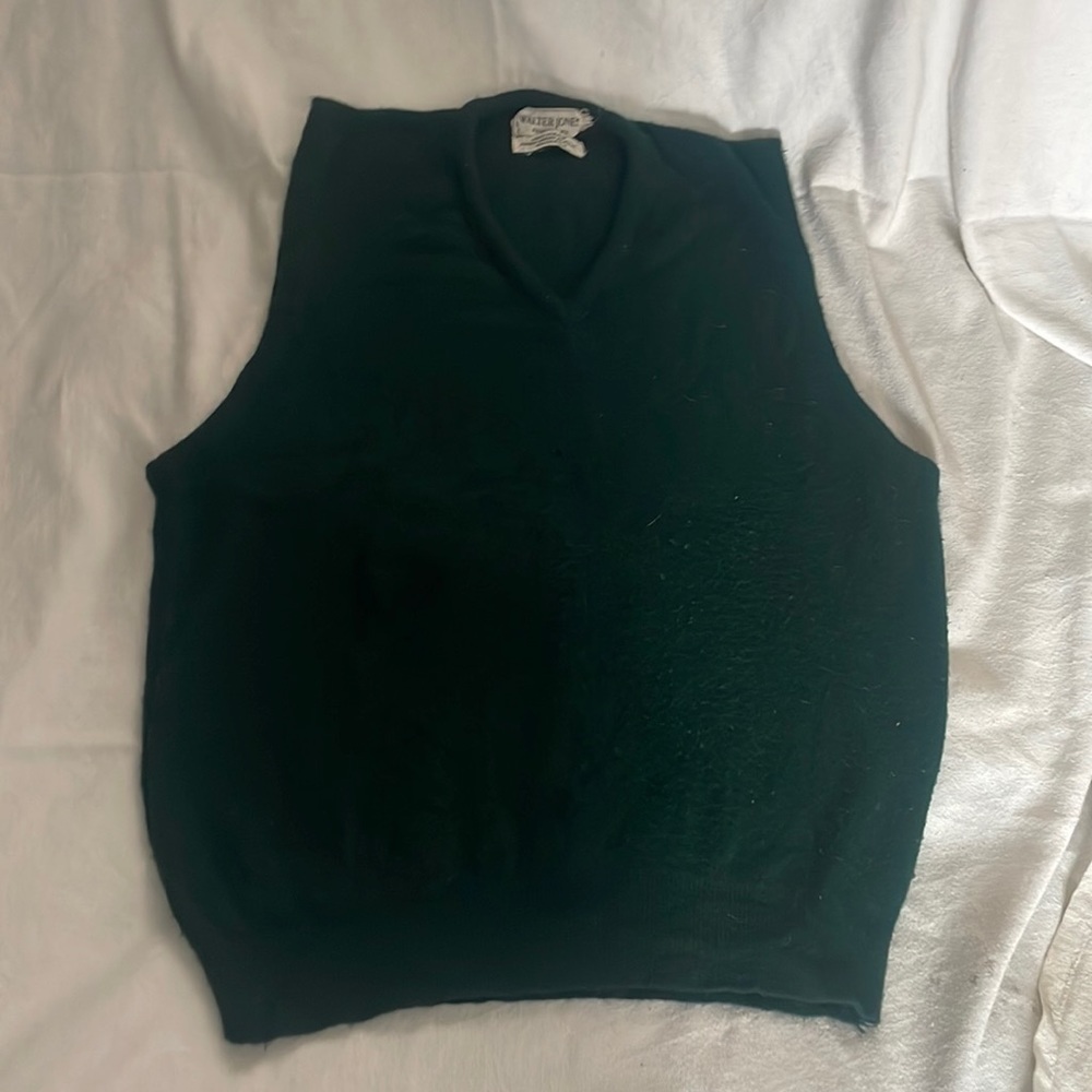 Vintage Walter Jones Sweater Vest Green M